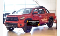 Накладки на передние фары (реснички) Toyota Tundra 2013-