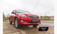 Защитная сетка решетки переднего бампера Toyota Rav4 2011-2012