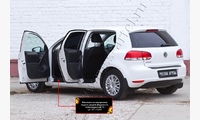 Накладки на внутренние пороги дверей (Вариант 2) Volkswagen Golf VI 2009-2012
