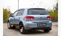 Накладки на задние фонари (реснички) Volkswagen Golf VI 2009-2012