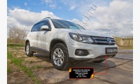 Защитная сетка решетки переднего бампера (Track & Field) Volkswagen Tiguan 2011-2015