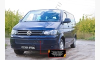 Защитная сетка решетки переднего бампера Volkswagen Transporter (T5 рестайлинг) 2009-2015