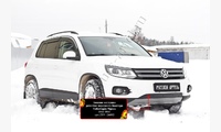 Зимняя заглушка решетки переднего бампера (Track & Field) Volkswagen Tiguan 2011-2015