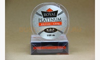 Леска KDF Royal Platinum 0,14 мм, 100 метров, 2,25 кг
