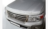 Дефлектор капота Renault Duster 2021- (Серия Art белый)