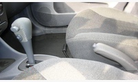 Кожаные накладки на ручку АКПП и ручку ручного тормоза Hyundai Accent АТ4-АТ5, серые