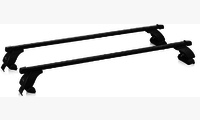Багажник Lux черный прямоугольный профиль для Lada Vesta 2015-