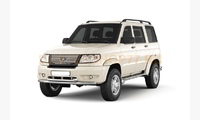 Защита переднего бампера двойная Ø51/63мм UAZ Patriot 2008-2013 (нерж)