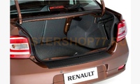 Накладка на задний бампер Renault Logan 2014-
