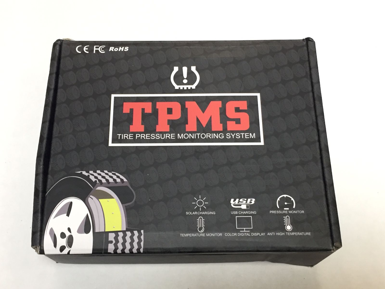 Система контроля давления в шинах для вело и мото TMPS 2