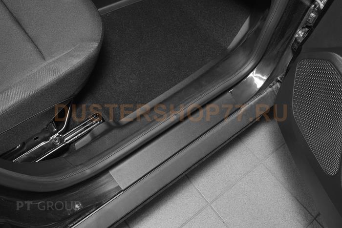 Накладки в проем передних дверей (ABS) (2шт) Дастер 2021-