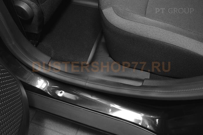 Накладки на ковролин задние (ABS 2шт) Дастер 2021-