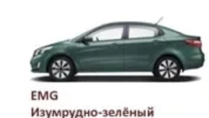 Набор для подкраски KIA Rio Изумрудно-зеленый (EMG)