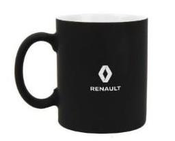 Кружка черная 330 мл, покрытие софт тач Renault оригинал