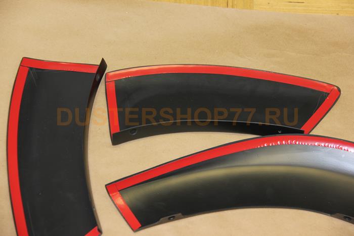 Расширители колёсных арок широкие для Рено Дастер 2015