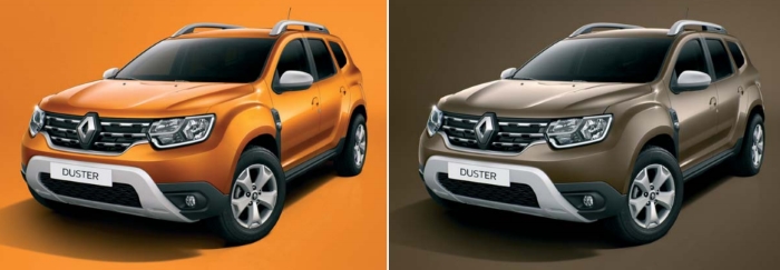 Цвета Renault Duster (цвета кузова Рено Дастер)