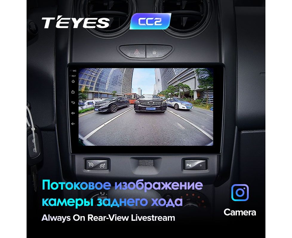 Магнитола Teyes для Рено Дастер 2015- комплект для установки (4Gb+64Gb)