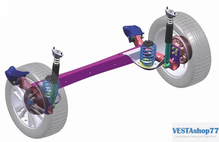 задняя подвеска Lada Vesta