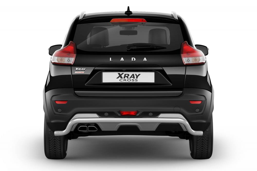 Защита заднего бампера Волна Ø51 мм (НПС) LADA XRAY Cross с 2018