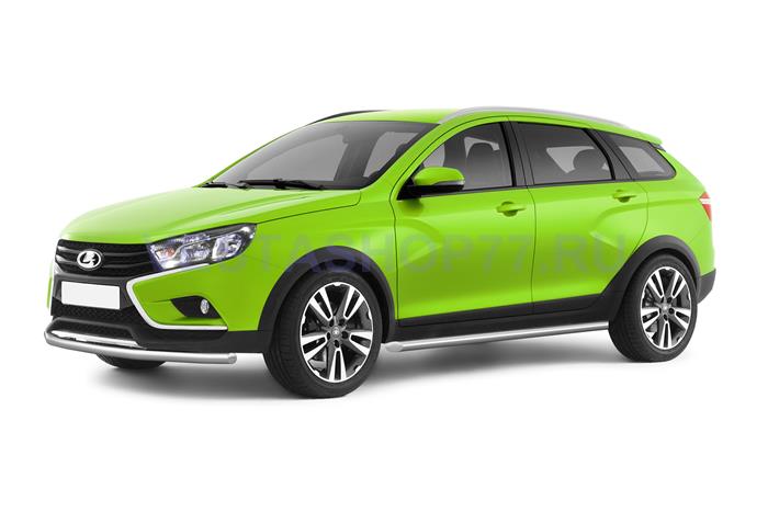 Зашита порогов прямая D51мм для LADA VESTA / SW / CROSS