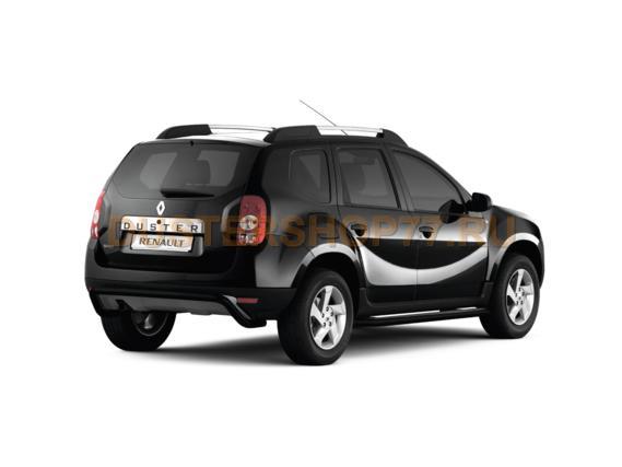 Защита порогов с алюминиевой накладкой Ø51мм Renault DUSTER (покр) (Искра)